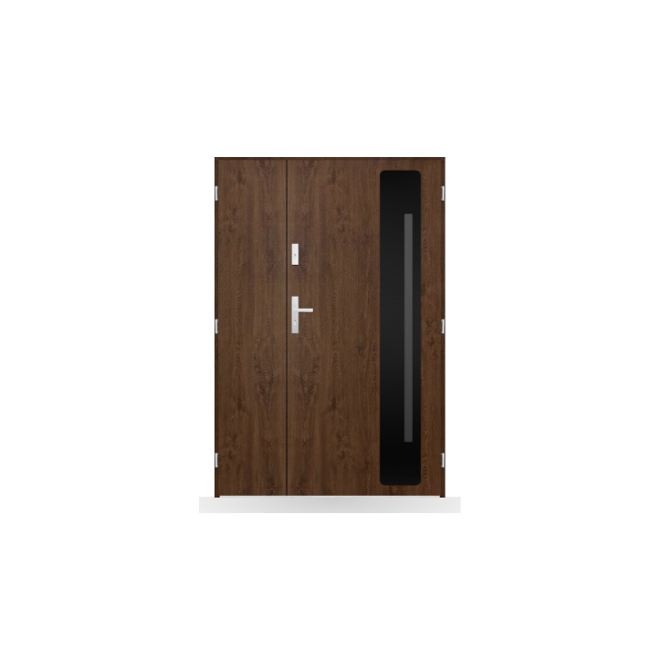 Porte d'entrée double Sixtine - 130/140/150x208cm