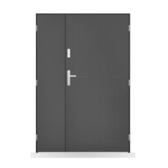 Porte d'entrée double Azélie - 130/140/150x208cm