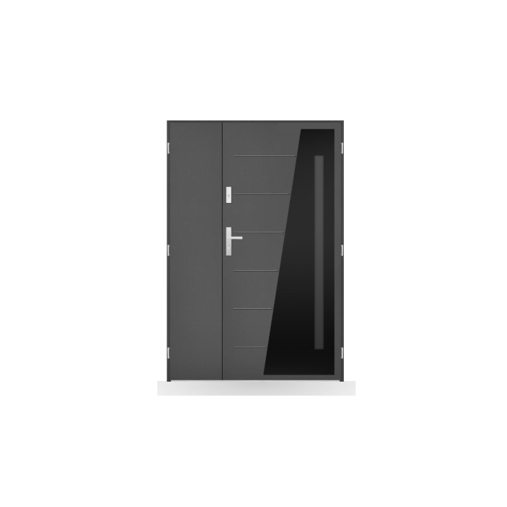 Porte d'entrée double Apolline - 130/140/150x208cm