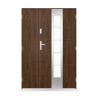Porte d'entrée double Ondine - 130/140/150x208cm
