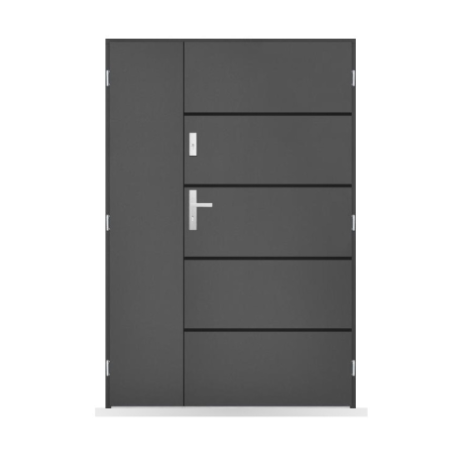 Porte d'entrée double Soline - 130/140/150x208cm