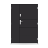 Porte d'entrée double Soline - 130/140/150x208cm