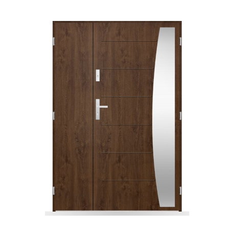 Porte d'entrée double Théophane - 130/140/150x208cm