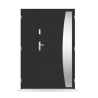 Porte d'entrée double Théophane - 130/140/150x208cm