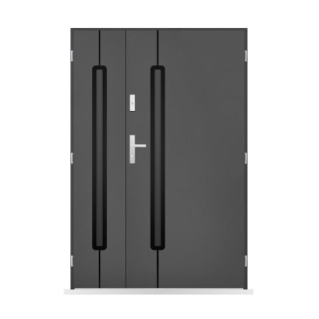 Porte d'entrée double Ysée - 130/140/150x208cm