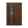Porte d'entrée double Ysée - 130/140/150x208cm