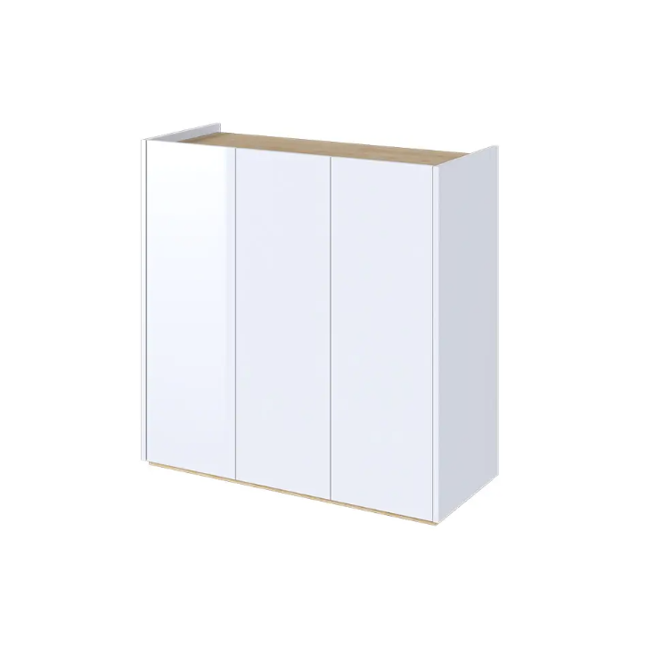 Buffet blanc brillant Facile - 95 cm