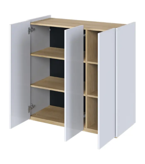 Buffet blanc brillant Facile - 95 cm