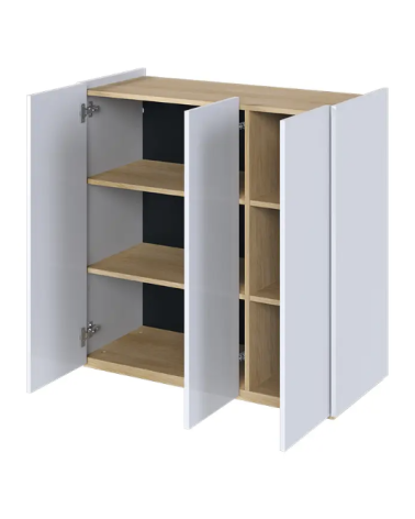 Buffet blanc brillant Facile - 95 cm