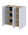 Buffet blanc brillant Facile - 95 cm