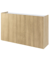 Buffet Facile chêne scandi - 156cm