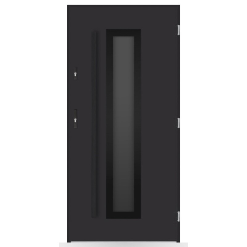 Porte d'entrée Célia 80/90/100cm en acier