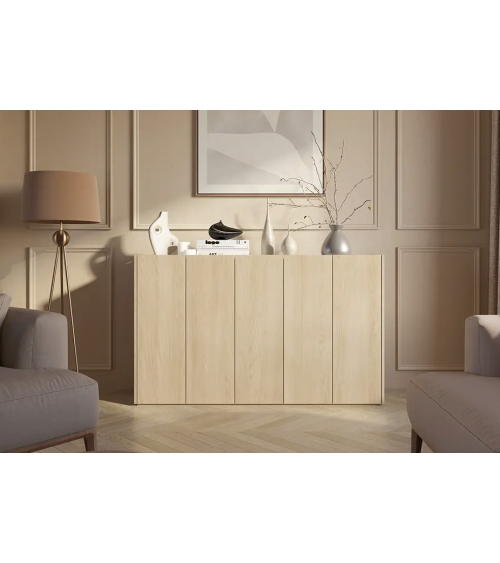 Buffet Facile chêne scandi - 156cm