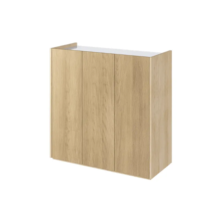 Buffet Facile chêne scandinave - 95 cm