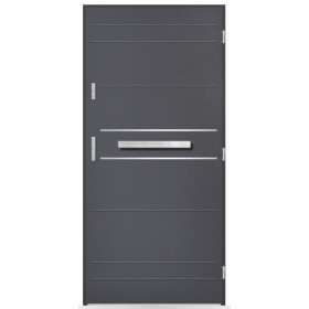 Porte d'entrée Clément 80/90/100cm en acier