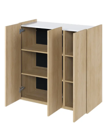 Buffet Facile chêne scandinave - 95 cm