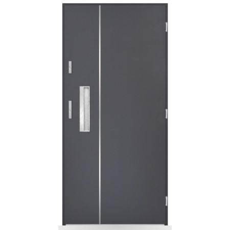 Porte d'entrée Arthur 80/90/100cm en acier