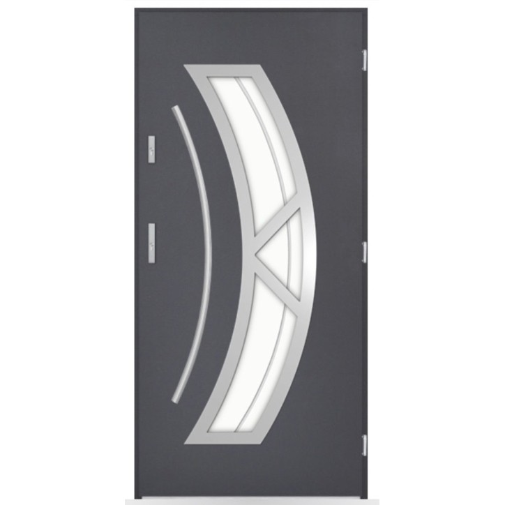 Porte d'entrée Isabelle 80/90/100cm en acier