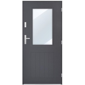 Porte d'entrée Théodore 80/90/100cm en acier