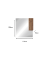 Ensemble salle de bain JUPITER mercure 122 x 86 x 47 cm