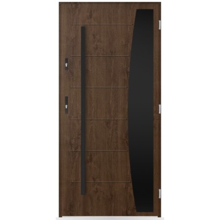 Porte d'entrée Gauthier  80/90/100cm en acier