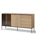 Buffet Visso avec vitre - 167cm