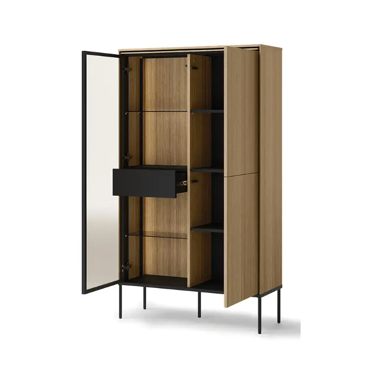 Commode Visso avec vitre - 91cm