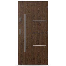 Porte d'entrée Pierre 80/90/100cm en acier