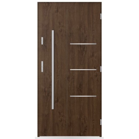 Porte d'entrée Pierre 80/90/100cm en acier