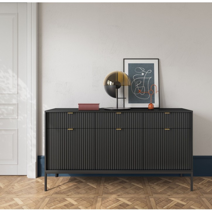 Buffet VENISE 154 cm noir