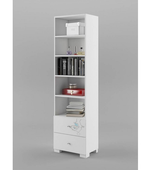 Bibliothèque FASHION MINT , 55 cm blanc