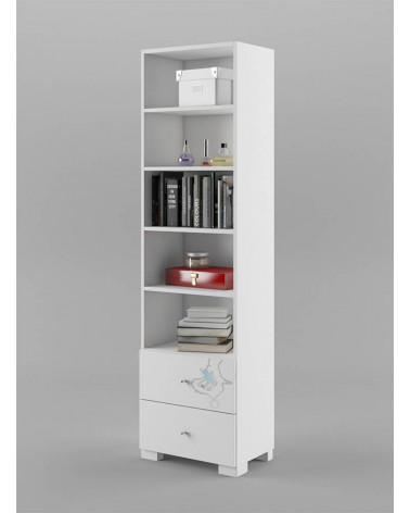 Bibliothèque FASHION MINT , 55 cm blanc
