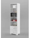 Bibliothèque FASHION MINT , 55 cm blanc