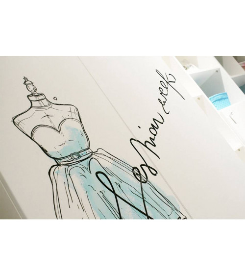 Bibliothèque FASHION MINT,100cm