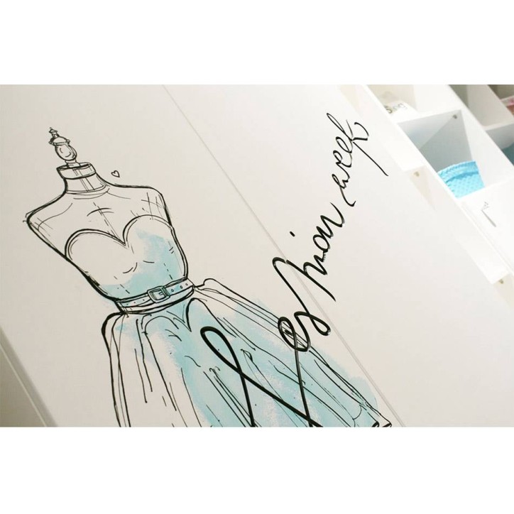 Bibliothèque FASHION MINT,100cm