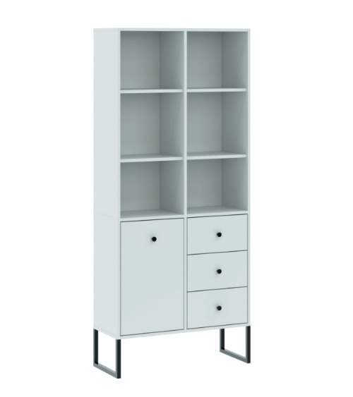 Armoire LINEA 1D3S - blanc