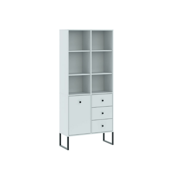 Armoire LINEA 1D3S - blanc