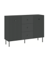 Buffet VIENA ANTHRACITE - 2 portes, 3 tiroirs