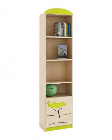 Bibliothèque SAVANNAH, 45cm crème