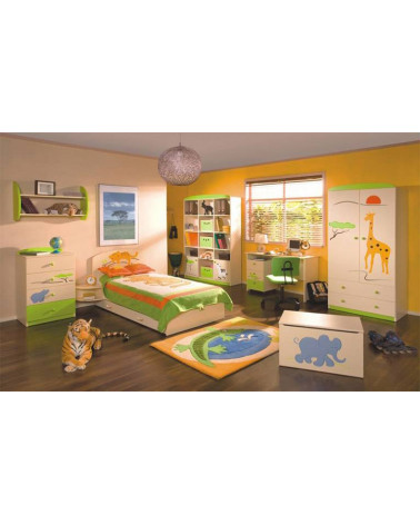 Bibliothèque SAVANNAH, 90cm crème