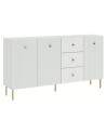 Buffet VIENA 3 tiroirs, 3 portes Blanc