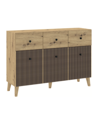 Buffet BERLIN 3 portes, 3 tiroirs