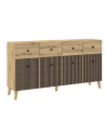 Buffet BERLIN 4 portes, 4 tiroirs