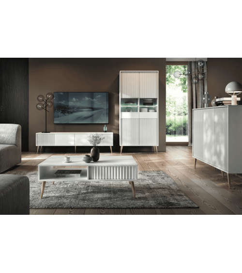 Buffet Barcelone 3 tiroirs, 1 porte