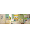 Bibliothèque HAPPY ANIMALS, 135 cm blanc