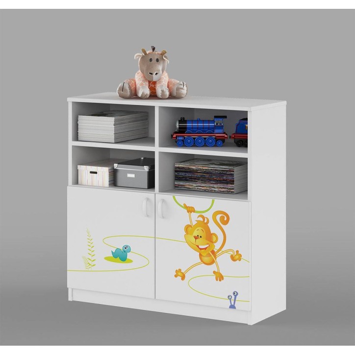 Bibliothèque HAPPY ANIMALS, 90cm