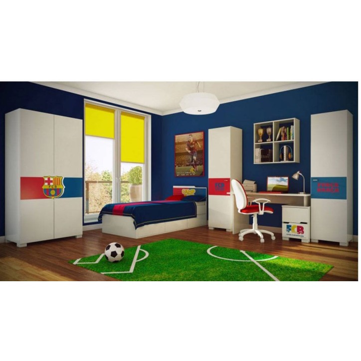 Commode FC BARCELONE, 90 cm, 4 tiroirs