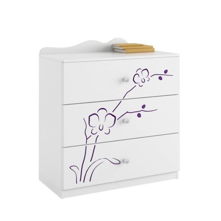 Commode ORCHID VIOLET, 90cm