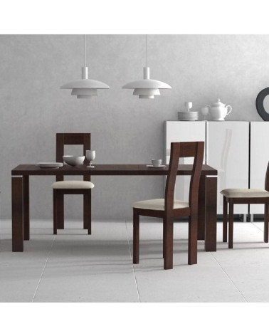 Mesa extensible BERLINO 180-230 cm roble oscuro