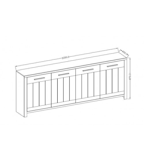 Comedor completo PROVENCE pino